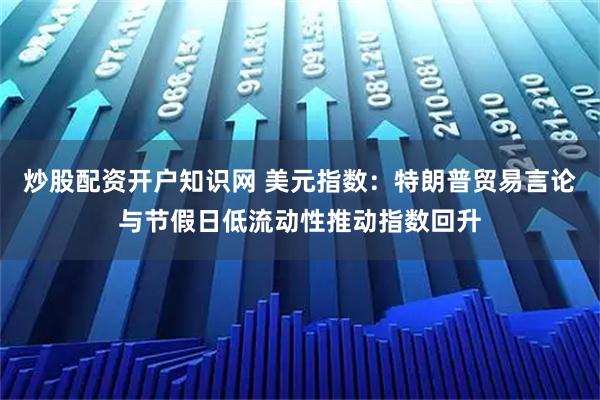 炒股配资开户知识网 美元指数：特朗普贸易言论与节假日低流动性推动指数回升
